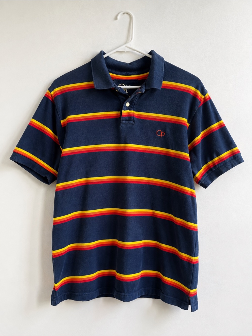 Y2K Ocean Pacific OP Polo - Men’s Large Navy Blue